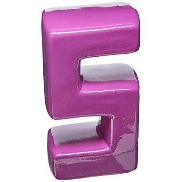 Imagem de Letra S Decorativa Ceramicas Pegorin Orquidea