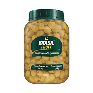 Imagem de Brasil Frutt Azeitona Verde Recheada com Pimentão balde 2kgs