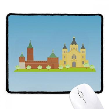 Imagem de Mousepad com símbolo nacional da Rússia da Nizhny Novgorod Tapete de borracha para jogos