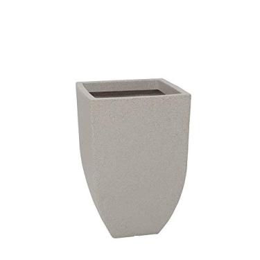 Imagem de Vasart Malta Vaso de Flores Trapezio, Granito Pedra, 36x55cm