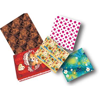 Imagem de Caixa para Presente com Tampa Grande, 35x25.5x7.5 cm, Cores Sortidas, Pacote com 12 Caixas, Cristina, G-301/10