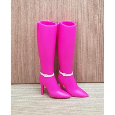 Imagem de Bota Premium Boneca Barbie Pink - Sapatinho De Boneca