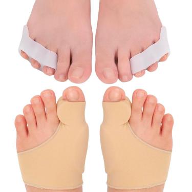 Imagem de COMBO 2 PARES PROTETOR JOANETE DEDÃO E DEDINHO PARA TRATAR DORES-Feminino