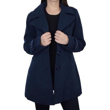Imagem de Casaco Feminino Facinelli By Mooncity Azul Marinho - 610222-Feminino