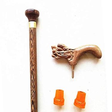 Imagem de Bengala Bengala de madeira Bengala de madeira maciça flexível Bengala de madeira tradicional Yearn for