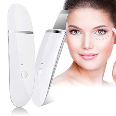 Imagem de Facial Skin Scrubber Spatula Blackhead re'moverr Pore Cleaner with 3 Ul'trasonic Modes Facial Lifting Tool for Facial Deep Cleansing/Moisturizing/Lifting With wireless charging stand LATT LIV