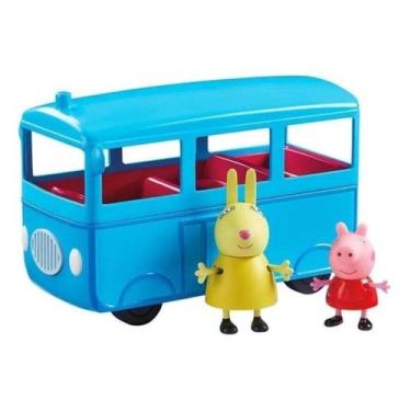 Imagem de Boneca Peppa Pig Ônibus Escolar Da Peppa Com Som Sunny