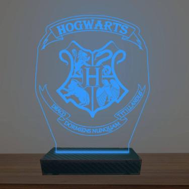 Imagem de Luminária Led 3d Hogwarts Harry Potter Abajur Luxo