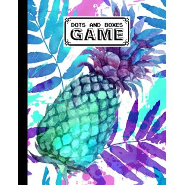 Imagem de Dots And Boxes Game: pineapple Cover Dots & Boxes Activity Book - 120 Pages!, Dots and Boxes Game Notebook - Classic Pen & Paper Games (8.5 x 11 inches) by Valerie Fitzgerald