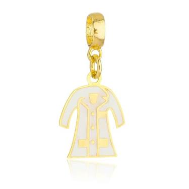 Imagem de Pingentes Berloques Veterinária Medicina Banhado a Ouro 18k COR:Rosa