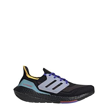 Imagem de adidas Ultraboost 21 Black/White/Pulse Aqua 1 8.5 D (M)