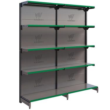 Imagem de Gôndola Fit 40 Parede 1 Inicial E 1 Continuação 2,02m Farmácia Comercio - Amapá