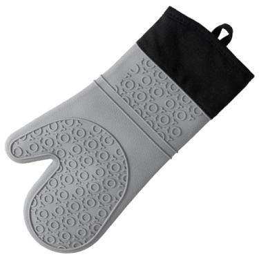 Imagem de Luva Térmica em Silicone e Tecido Formato Casa Cozinha
