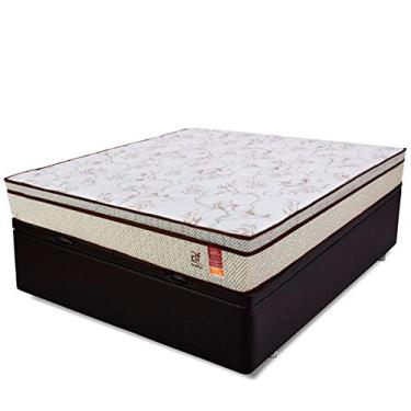 Imagem de Cama Box Baú (Box + Colchão) Casal Molas Ensacadas BF Colchões 138x188x64cm