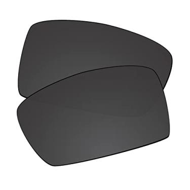 Imagem de EZReplace Lentes de reposição para óculos de sol Oakley Gascan OO9014 (lentes polarizadas) – Serve para armação Oakley Gascan (preto carbono)