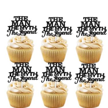 Imagem de S-FX-0078 Sorvete de Frutas Sobremesa Cupcake Topo Colorido Glitter Feliz Aniversário Tema Pop Tema Decoração Suprimentos Chá de Bebê Meninos Meninas Decorações de Festa de Aniversário