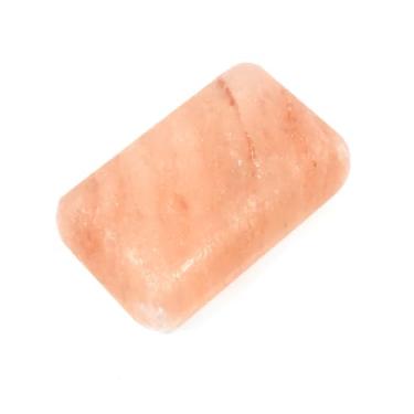 Imagem de Windfulogo Conjunto grande de pedras quentes para massagem quente com sal do Himalaia para massagem de spa 2,56 x 3,93 pol (6,5 x 10 cm)