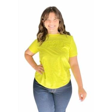 Imagem de Camiseta Feminina Tshirt Colcci - Amarelo Focais Amarelo PP-Feminino