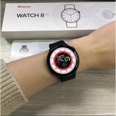 Imagem de Relógio Inteligente Smartwatch Redondo Masculino H-1 Serie 9 Original