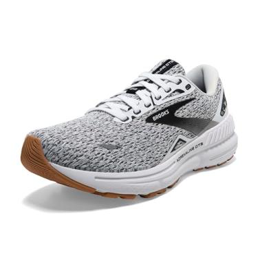 Imagem de Brooks Tênis de corrida masculino Adrenaline GTS 23 Supportive, Branco/preto, 41