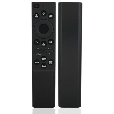 Imagem de Controle remoto de substituição por voz BN59-01385A para Smart TV Samsung, para Smart TVs Samsung Crystal UHD QLED 4K 8K (2020/2021/2022, controle remoto com função de voz
