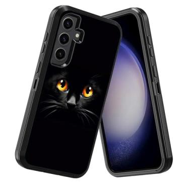 Imagem de DEHJYYIJUY Capa para Samsung Galaxy S24+/S24 Plus, à prova de choque à prova de poeira/queda, 3 camadas, resistente, capa protetora robusta para Samsung Galaxy S24 Plus 5G (6,7 polegadas, 2024), lindo