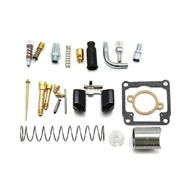 Imagem de HIIOLE Kit de reparo de carburador de motocicleta para Dellorto PHBG DS Racing 17 mm 19 mm junta de assento de agulha flutuante peças sobressalentes (cor: 1 conjunto), Oumij01