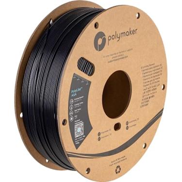 Imagem de Polymaker Filamento ASA ASA 1,75 mm preto ASA, 1 kg resistente ao calor resistente ao clima ASA 1,75 - Filamento preto para impressora 3D PolyLite ASA, perfeito para impressão de peças funcionais ao ar livre