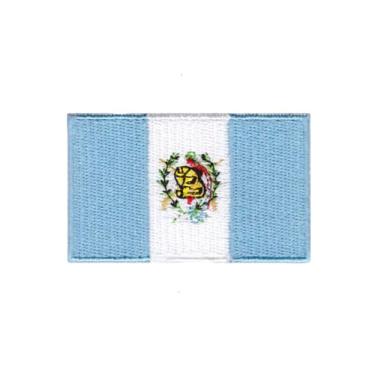 Imagem de Ruoming 1 PÇ Patch de bandeira da Guatemala, bordado a ferro ou costurado, tático, militar, nacional da Guatemala (Guatemala)