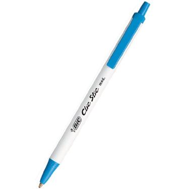 Imagem de BIC : Caneta esferográfica retrátil Clic Stic, tinta azul, média - Vendido como 2 pacotes de - 12 - / - Total de 24 cada