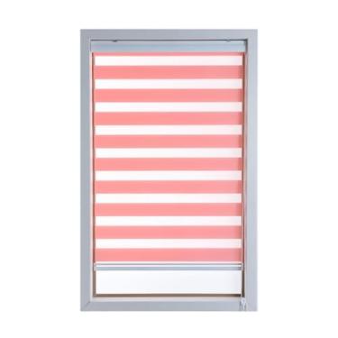 Imagem de YYGJYGOO Persianas venezianas, persianas à prova d'água, cortinas de fácil ajuste, cortinas abertas e fechadas, para casa, escritório, banheiro, quarto, sala de estar, cozinha (cor: rosa, tamanho: 70