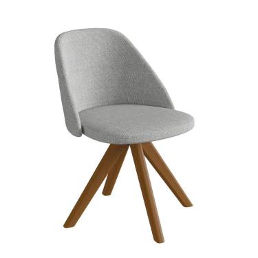 Imagem de Cadeira Concha Giratório Estofada Ref 141 Imbuia