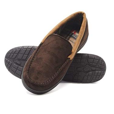 Imagem de Hanes Mocassim masculino texturizado, Marrom, Medium