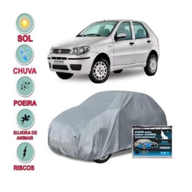 Imagem de Capa Cobrir Carro Fiat Palio Impermeável Proteção - LOBETRIZ