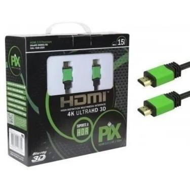 Imagem de Cabo Hdmi Premium 2.0 4k Hdr 19p 3d Ultra C/ Filtro 15 Metro - Chipsce