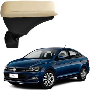 Imagem de Encosto De Braço Apoio Vw Volkswagen Virtus Descanso Porta Objetos - A