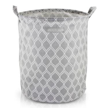 Imagem de Cesto Organizador Multiuso Loft Tamanho G - Jacki Design, Cinza Claro