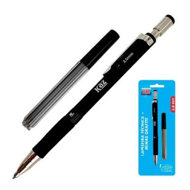 Imagem de Lapiseira Tecnica 2.0 Ponta Metal e Tubo 8 Minas Grafite - Kaz