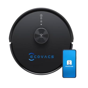 Imagem de ECOVACS Robô Aspirador -3 Em 1 Aspirador De Pó Robô, Robot Vacuum Com Planeamento Inteligente De Rota, Carregamento AutomáTico, App Inteligente/Controle De Voz, SucçãO De 5000 Pa