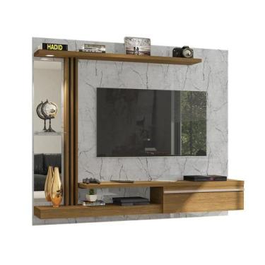 Imagem de Painel Denver Bechara Carrara Cinamomo TV 55 Sala - Móveis Bechara