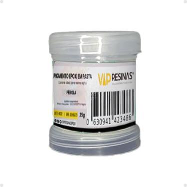 Imagem de Pigmento Epóxi P/Resina Pasta 25g Cor Metalizada Vip resinas - Perolad