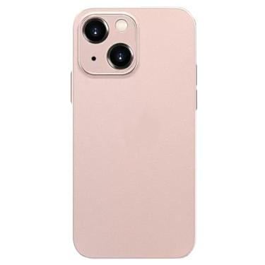 Imagem de HAO RIYLN Capa ultrafina para iPhone 16 Pro Max/16 Pro/16 Plus/16, capa antiqueda de silicone macio com proteção de lente anti-impressão digital, capa fosca, carne, 16 Pro Max