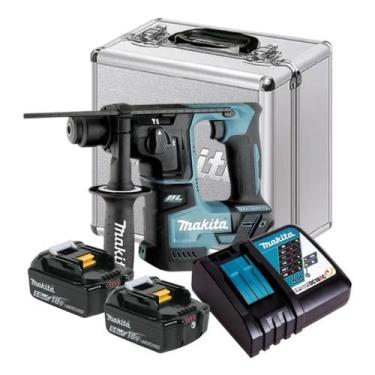 Imagem de Martelete Rompedor Makita 2 Baterias 18v 5ah Dhr171 Com Carregador Ráp