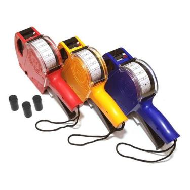 Imagem de Kit Com 3 Etiquetadoras Manual Rotuladora 8 Dígitos Mx-5500 - IDEIA-PR