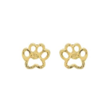 Imagem de Brinco Pata Banhado a Ouro 18k - Work Semijoias