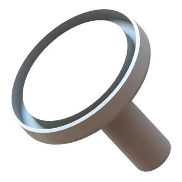 Imagem de Molde Modelador Esfiha Aberta 11 Cm Padrão 3 - Vix3D, Branco