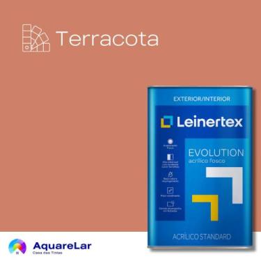 Imagem de Evolution Acrílico Leinertex Fosco 18L, TERRACOTA