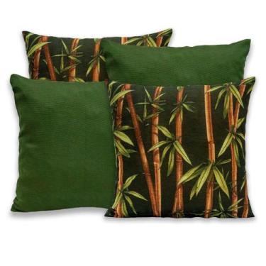 Imagem de Kit 4 Capas de Almofada 40cmx40cm Gorgurinho Lisas e Estampadas Nova C