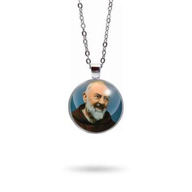 Imagem de Colar Padre Pio São Pio de Pietrelcina ICAR Unissex - RECANTO ASTRAL