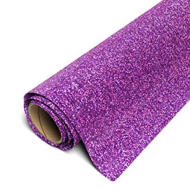 Imagem de Siser Glitter HTV Rolo de 3,5 m x 5 m - Vinil de transferência de calor a ferro (lavanda)